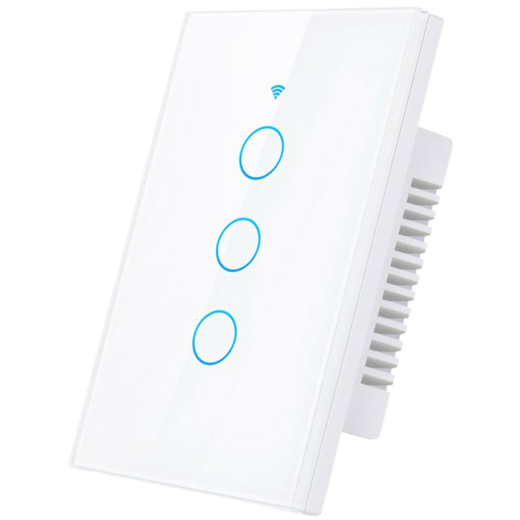 Interruptor Wifi Smart Touch De 3 Canales Teclam - CabShop