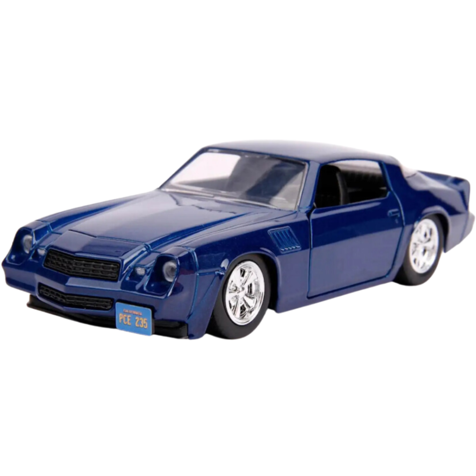 Jada 31113 Chevrolet Camaro Z28 Blu Metallizzato - Scala 1/32 - Serie Hollywood Rides Stranger Things
